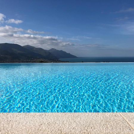 Villa Mirascopello Castellammare del Golfo Bagian luar foto