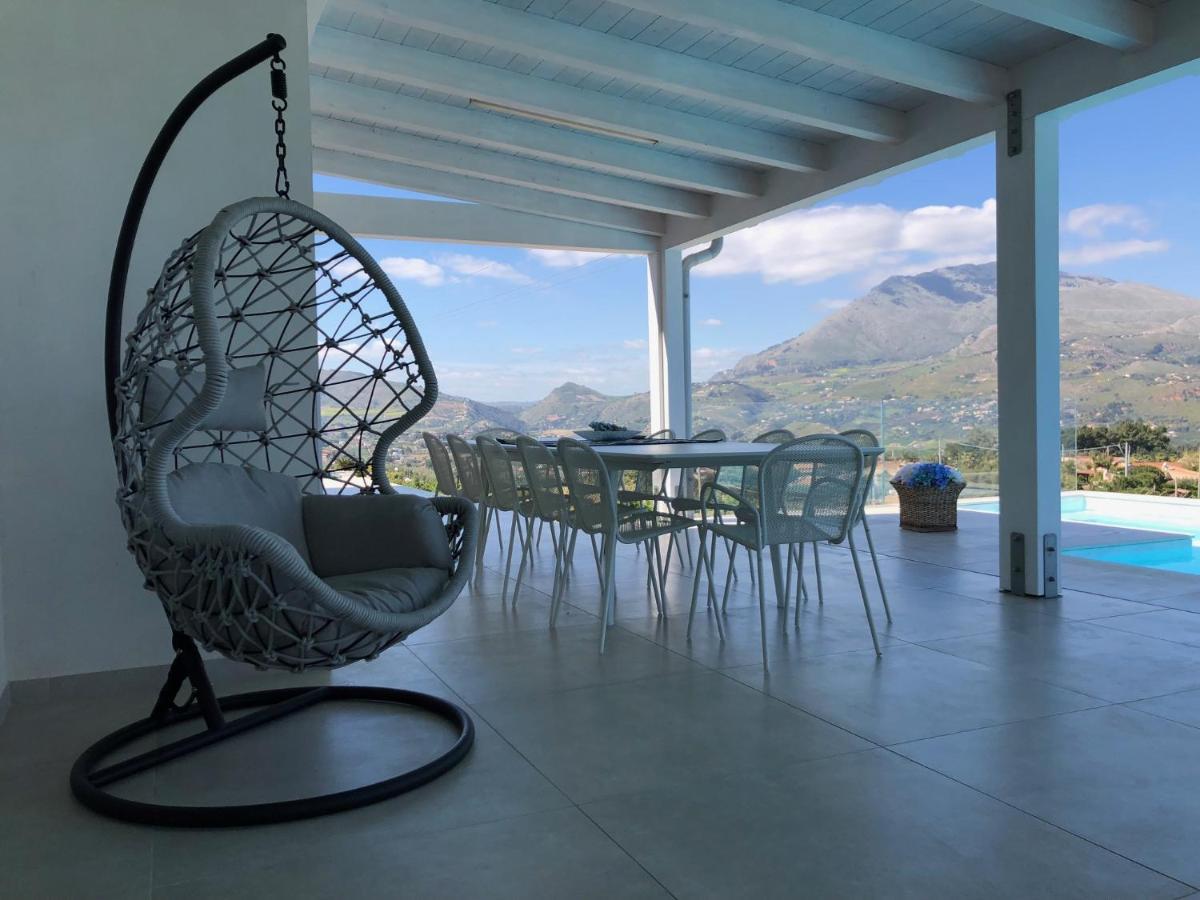 Villa Mirascopello Castellammare del Golfo Bagian luar foto