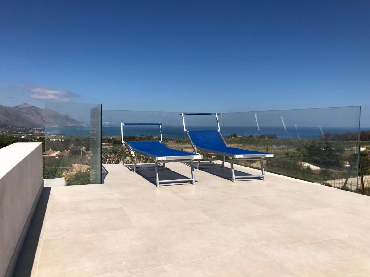 Villa Mirascopello Castellammare del Golfo Bagian luar foto