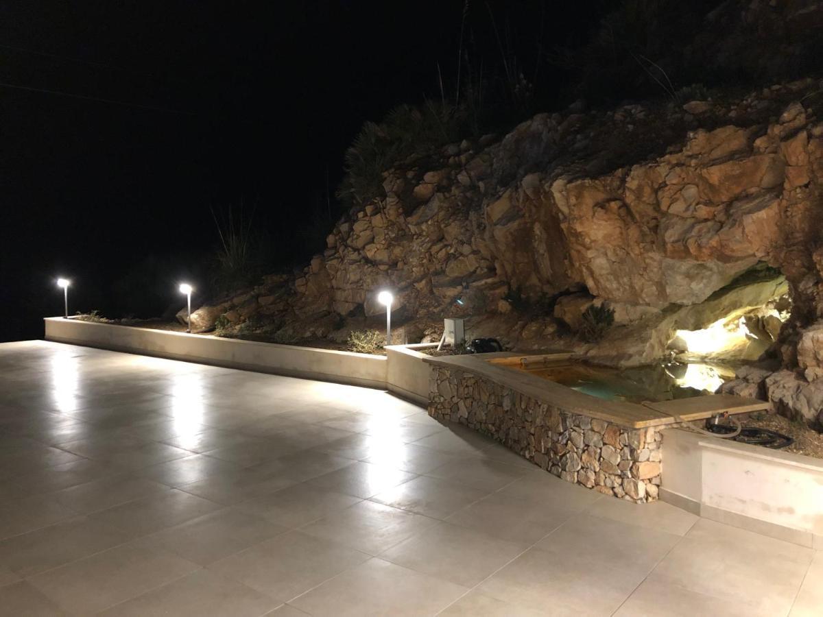 Villa Mirascopello Castellammare del Golfo Bagian luar foto